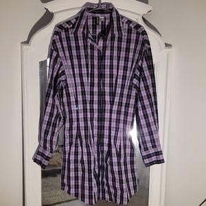 Plaid Corset Shirt Dress